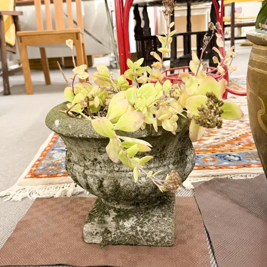 Small Stone Garden Urn