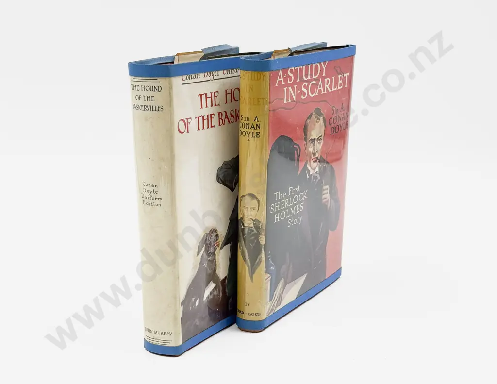 Sir Arthur Conan Doyle - A Study In Scarlet & The Hound of the Baskervilles Image 1++