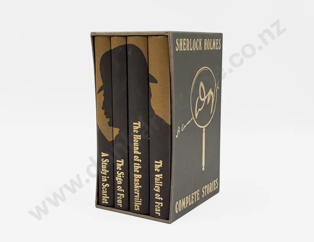 Sir Arthur Conan Doyle Folio Society Four Volume Boxed Set Image 1++