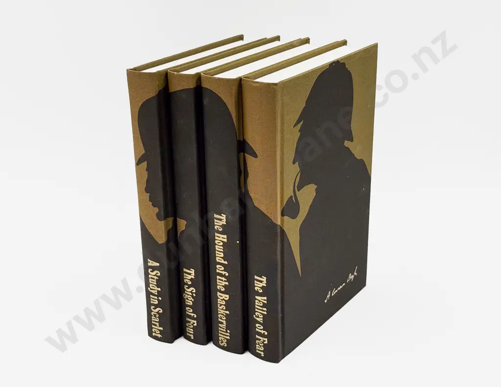 Sir Arthur Conan Doyle Folio Society Four Volume Boxed Set Image 1++