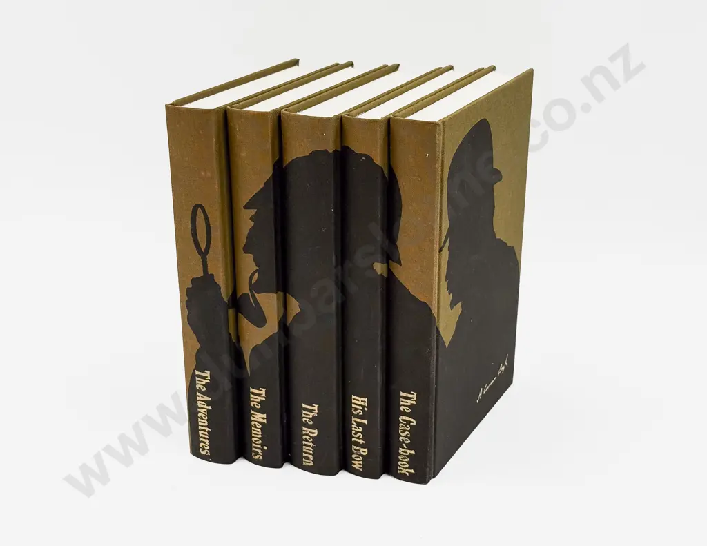Sir Arthur Conan Doyle Folio Society Five Volume Boxed Set Image 1++