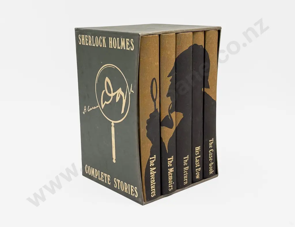 Sir Arthur Conan Doyle Folio Society Five Volume Boxed Set Image 1++