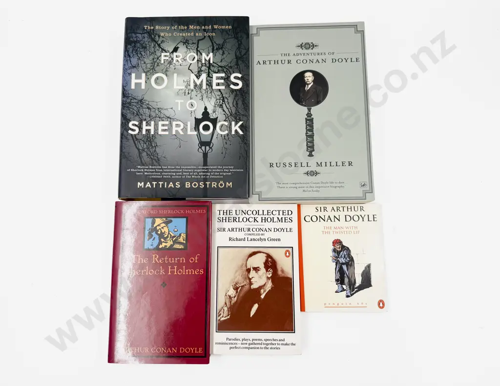 Five Volumes Relating to Sir Arthur Conan Doyle & Sherlock Holmes Image 1++