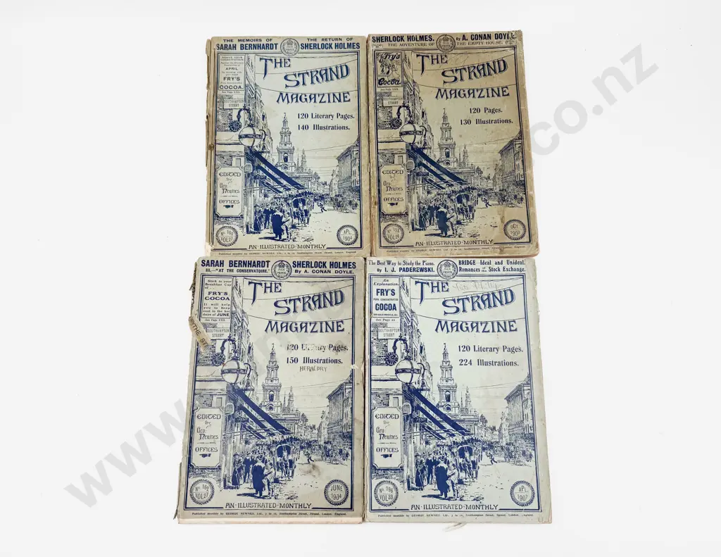 Four Volumes of The Strand Magazine Image 1++