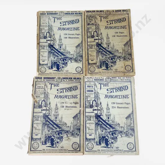 Four Volumes of The Strand Magazine