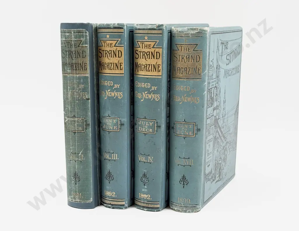 Four Bound Compilations of The Strand Magazine Image 1++