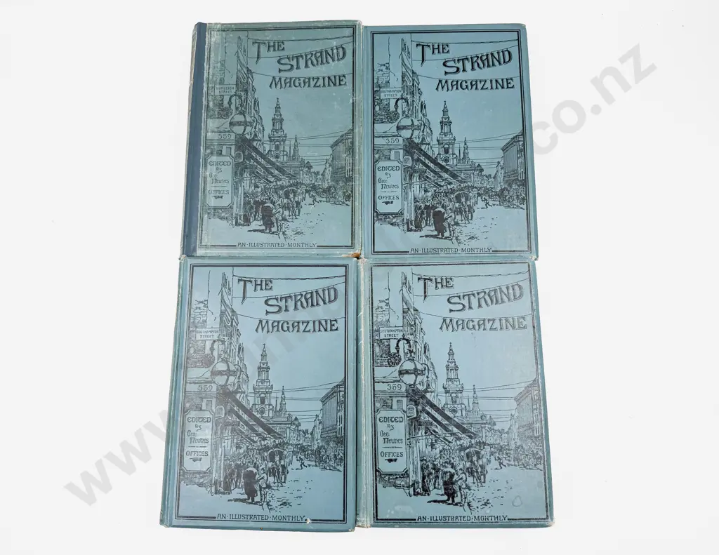 Four Bound Compilations of The Strand Magazine Image 1++