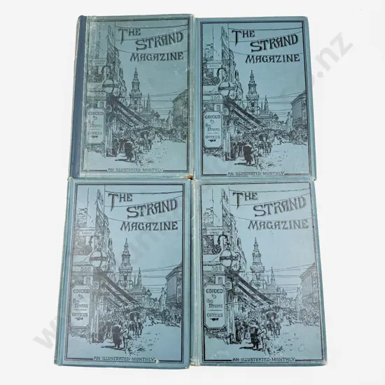 Four Bound Compilations of The Strand Magazine