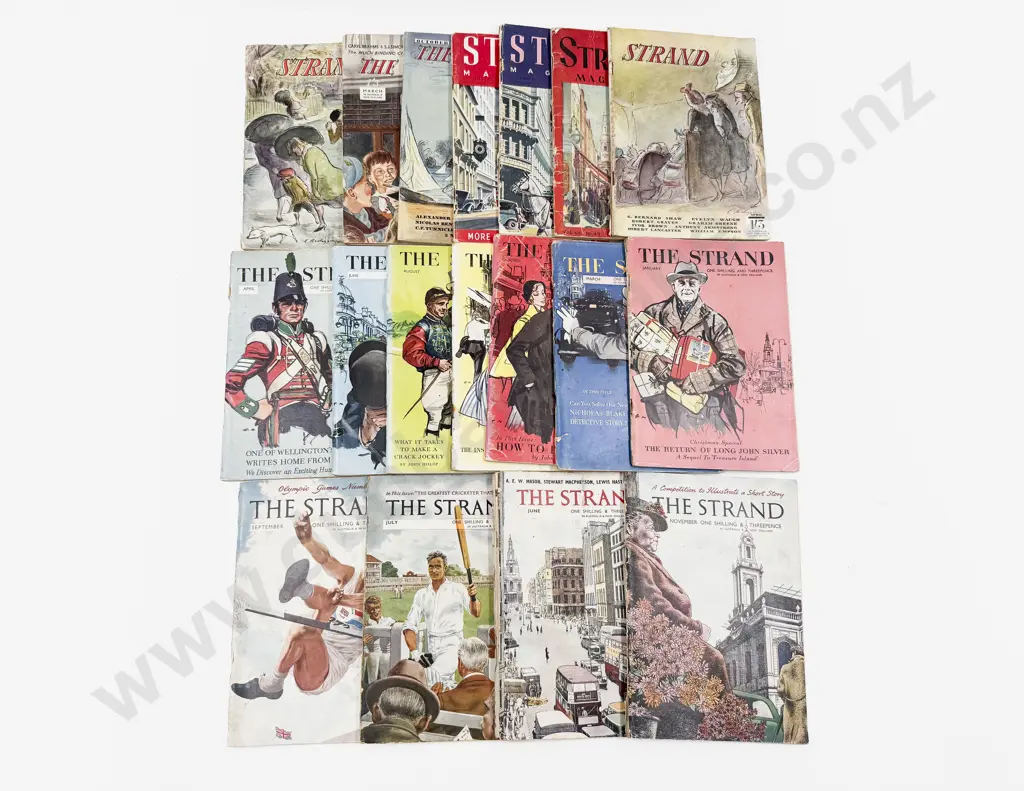Eighteen Issues of The Strand Magazine Dating 1940s - 1950s Image 1++