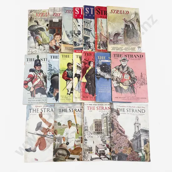 Eighteen Issues of The Strand Magazine Dating 1940s - 1950s