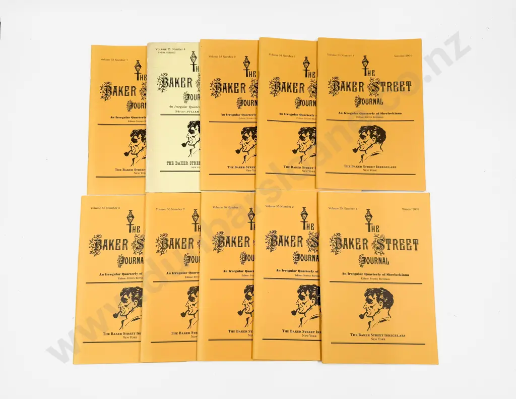 Ten Issues of The Baker Street Journal Image 1++