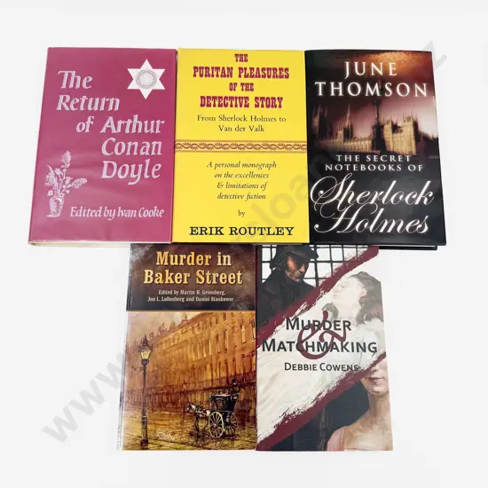 Five Volumes Relating to Sherlock Holmes & Detective Fiction