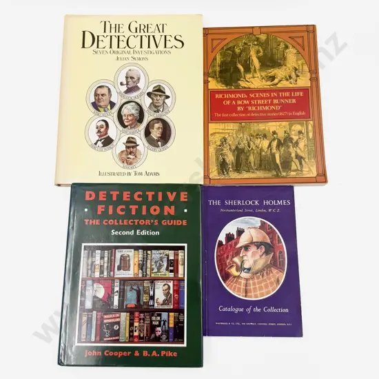 Four Volumes Relating to Sherlock Holmes & Detective Fiction