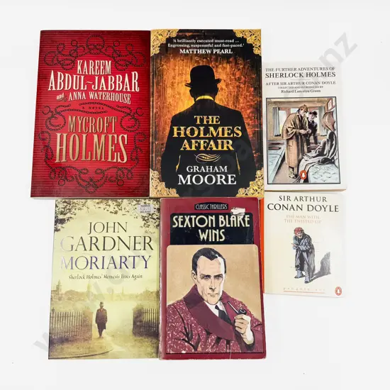 Six Volumes Relating to Sherlock Holmes & Detective Fiction