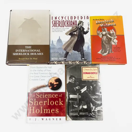 Five Assorted Volumes Relating to Sherlock Holmes & Sir Arthur Conan Doyle