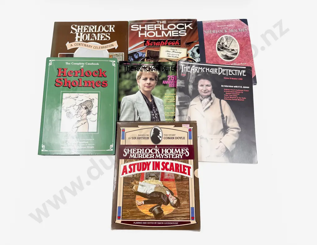 Seven Assorted Volumes Relating to Sherlock Holmes & Detective Fiction Image 1++