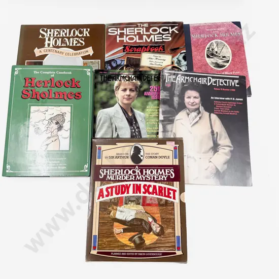Seven Assorted Volumes Relating to Sherlock Holmes & Detective Fiction