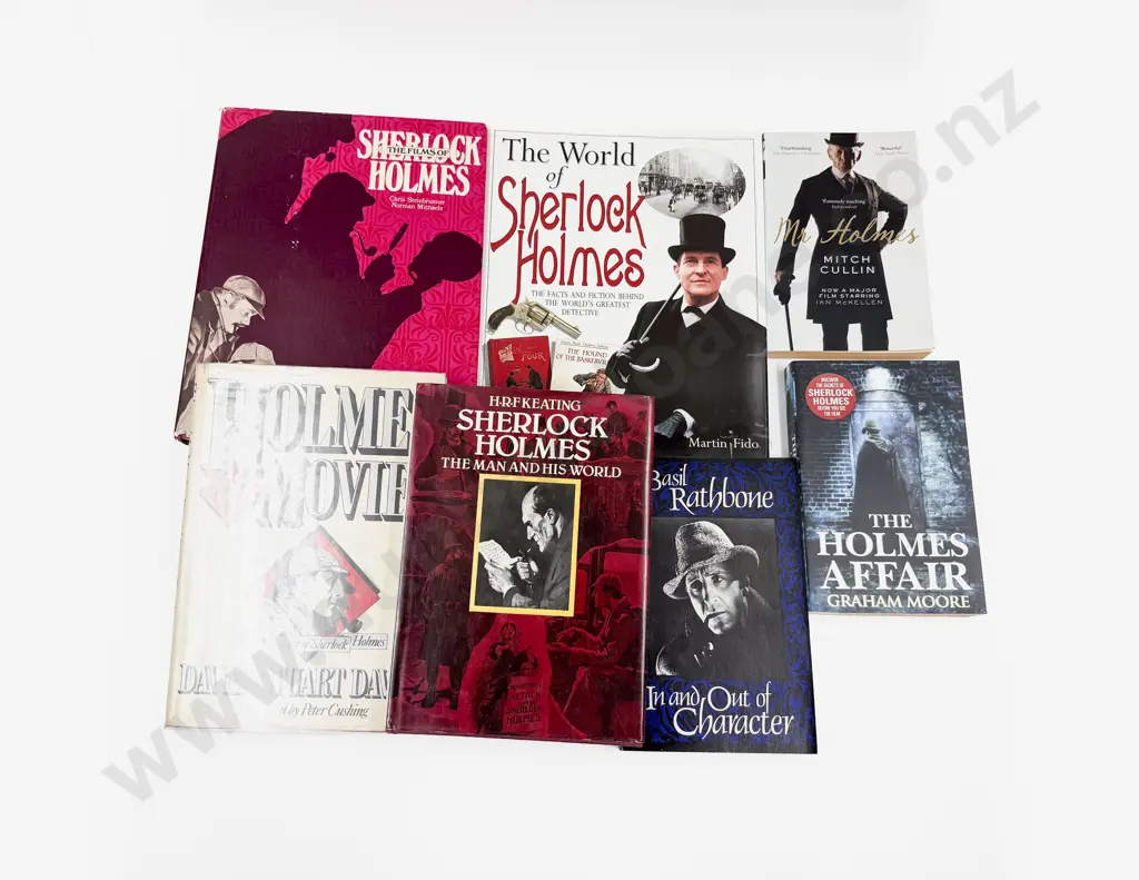 Seven Volumes Relating to Sherlock Holmes in Film Image 1++
