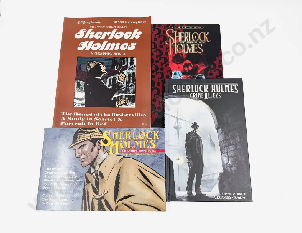 Four Sherlock Holmes Graphic Novels Image 1++