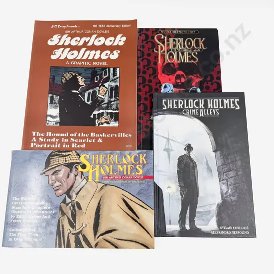 Four Sherlock Holmes Graphic Novels
