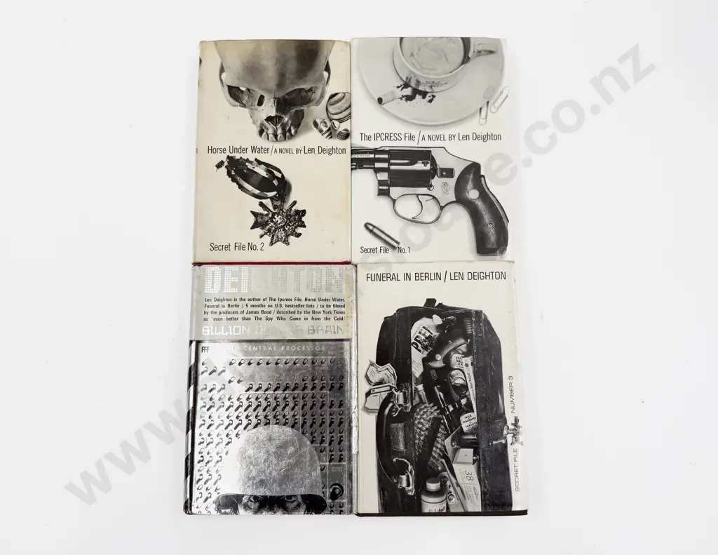 Len Deighton - Four Assorted First Edition Volumes Image 1++