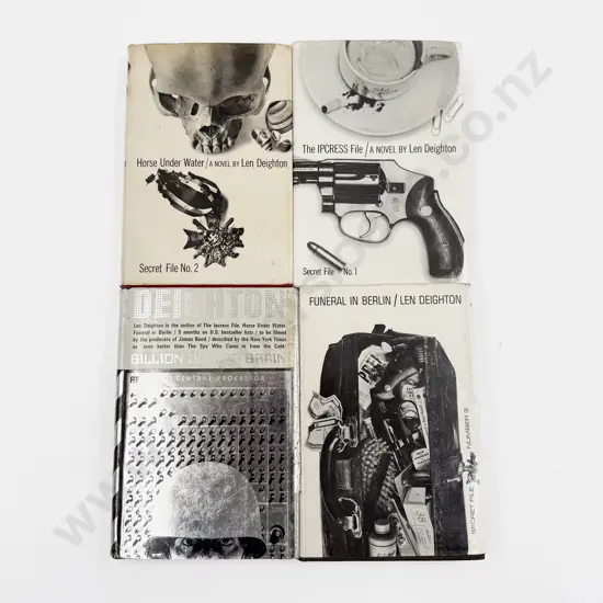 Len Deighton - Four Assorted First Edition Volumes