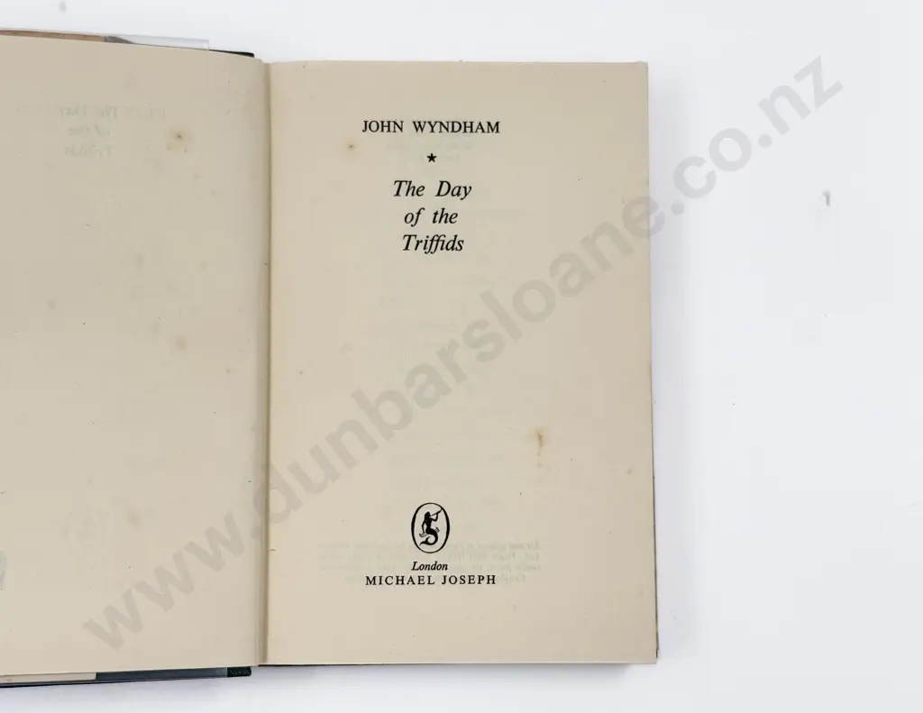 John Wyndham - The Day Of The Triffids - First Edition Image 1++