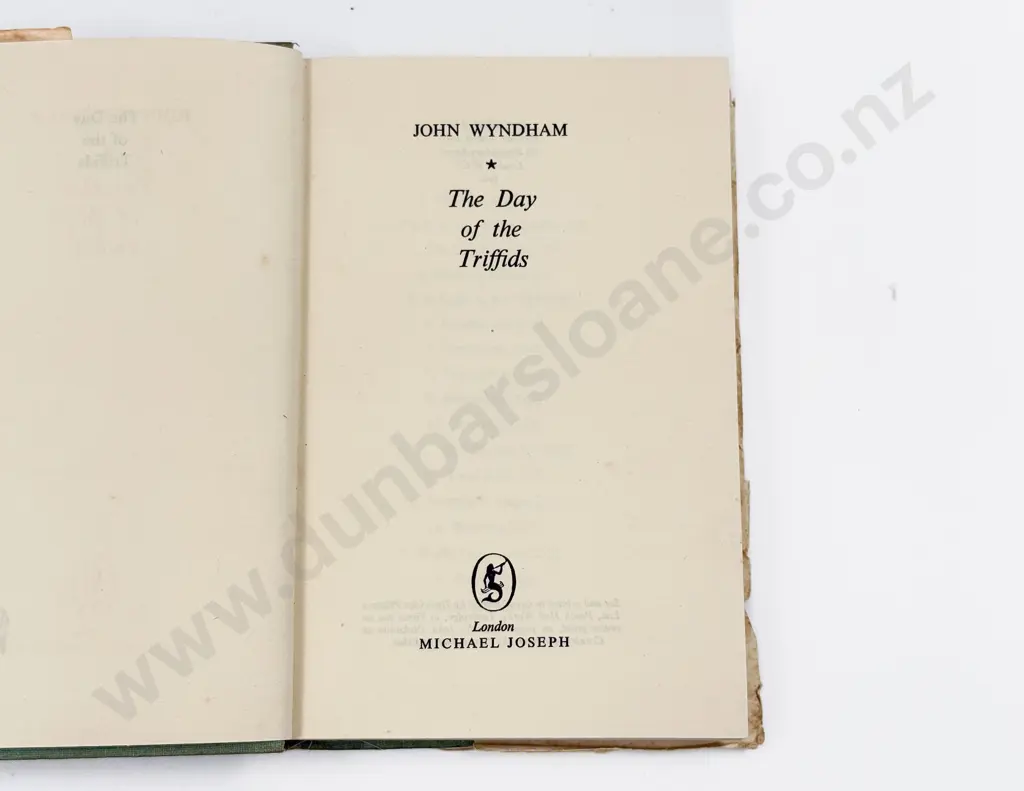 John Wyndham - The Day Of The Triffids - First Edition Image 1++