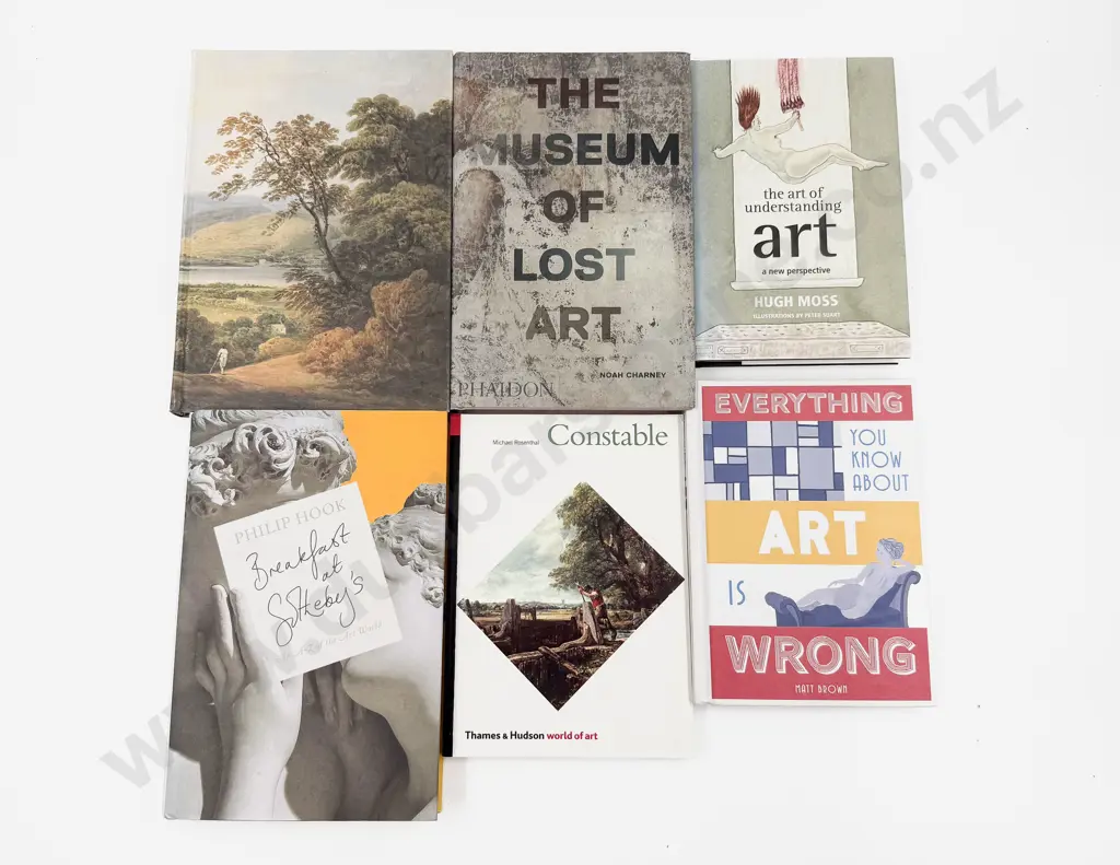 Six Volumes Relating To Fine Art & Poetry Image 1++