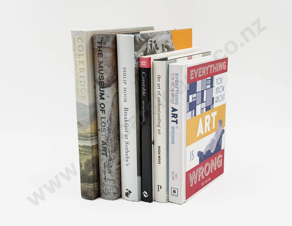 Six Volumes Relating To Fine Art & Poetry Image 1++