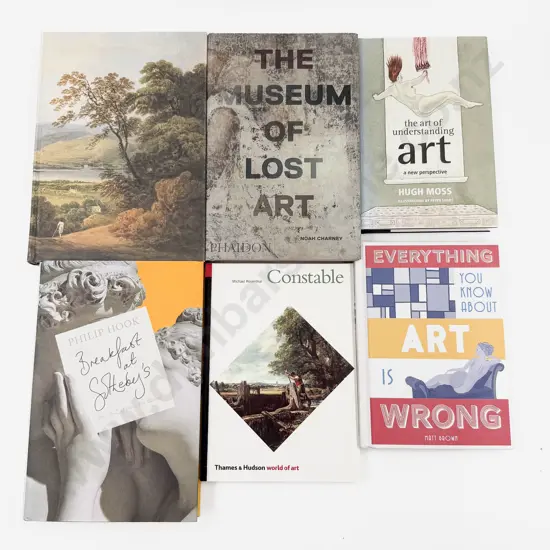 Six Volumes Relating To Fine Art & Poetry