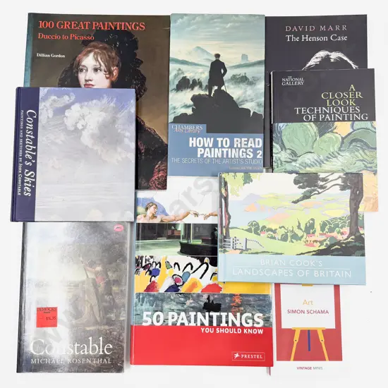 Nine Volumes Relating To Fine Art