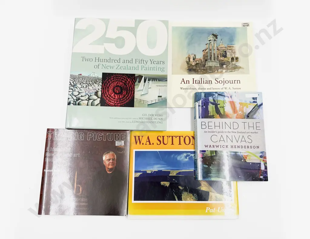 Five Volumes Relating To NZ Art Image 1++