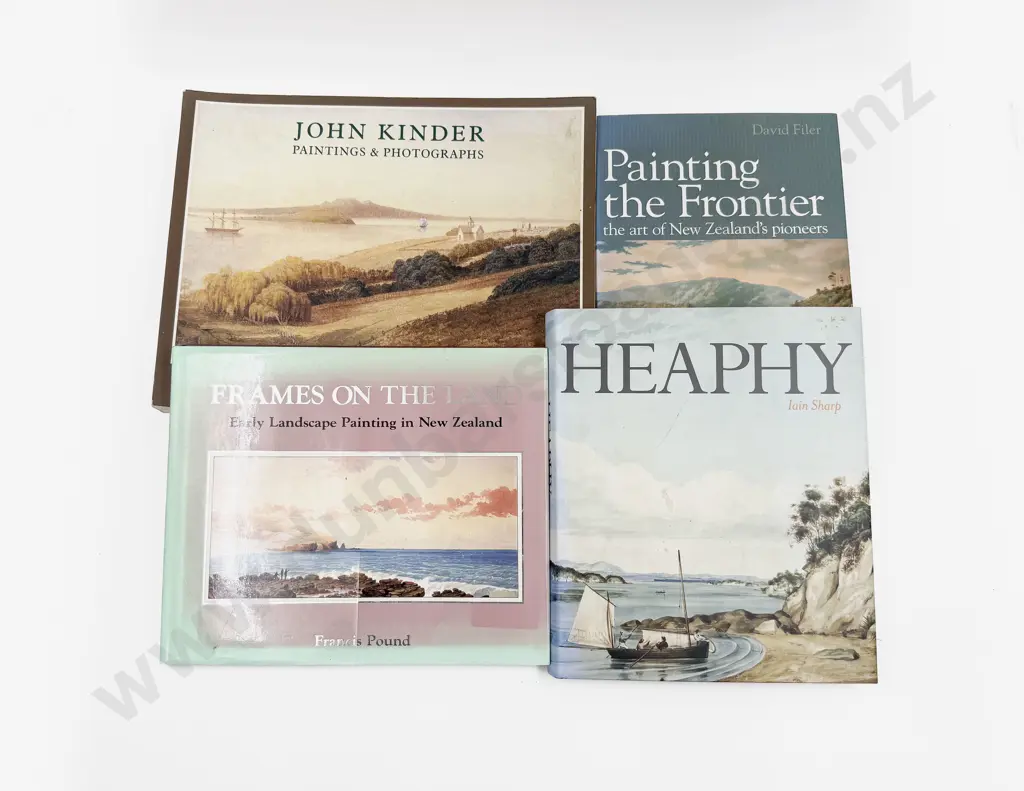 Four Volumes Relating to Historic NZ Art Image 1++