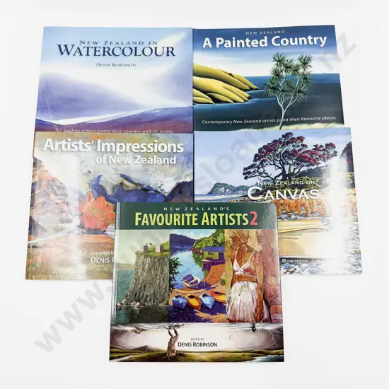 Denis Robinson - Five Assorted Art Related Volumes