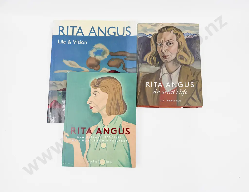 Three Volumes Relating to Rita Angus Image 1++