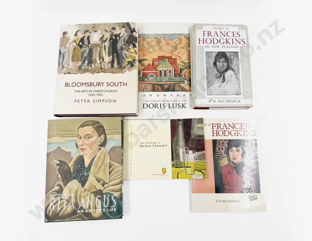 Six Volumes Relating to NZ Art Image 1++