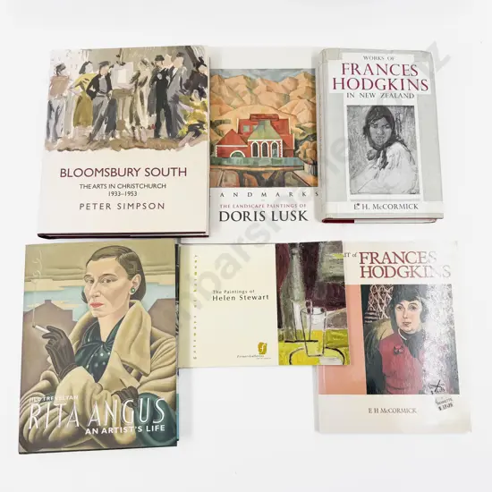 Six Volumes Relating to NZ Art