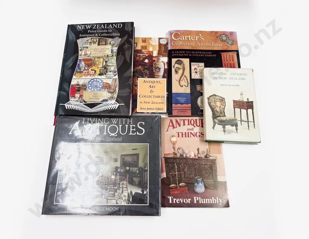 Six Volumes Relating to Antiques in NZ Image 1++