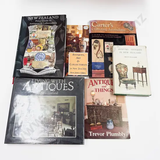 Six Volumes Relating to Antiques in NZ