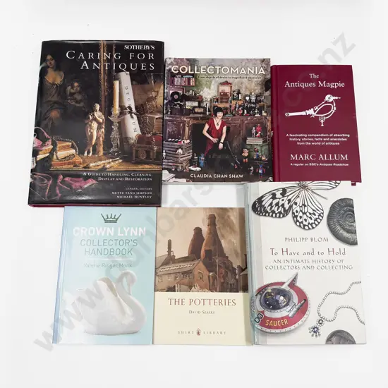 Six Volumes Relating to Antiques