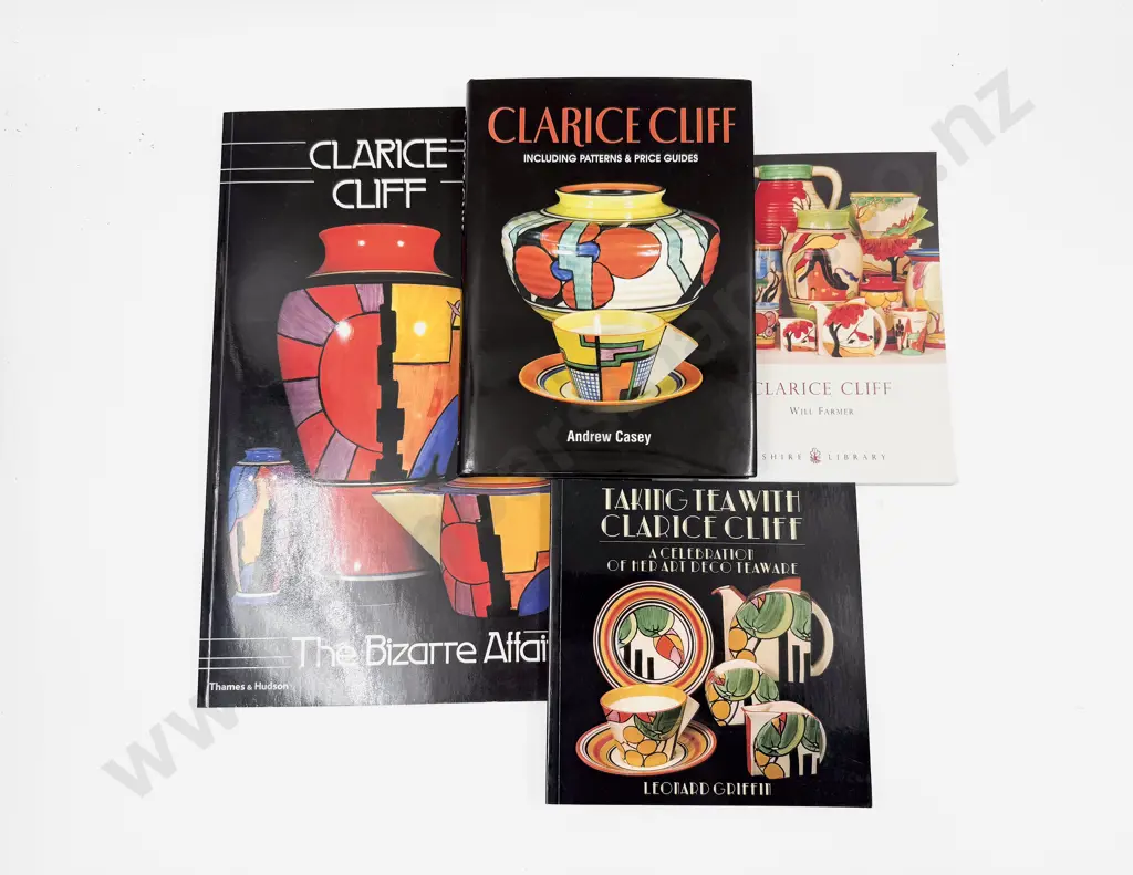 Four Volumes Relating to Clarice Cliff Image 1++