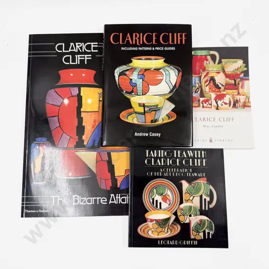 Four Volumes Relating to Clarice Cliff