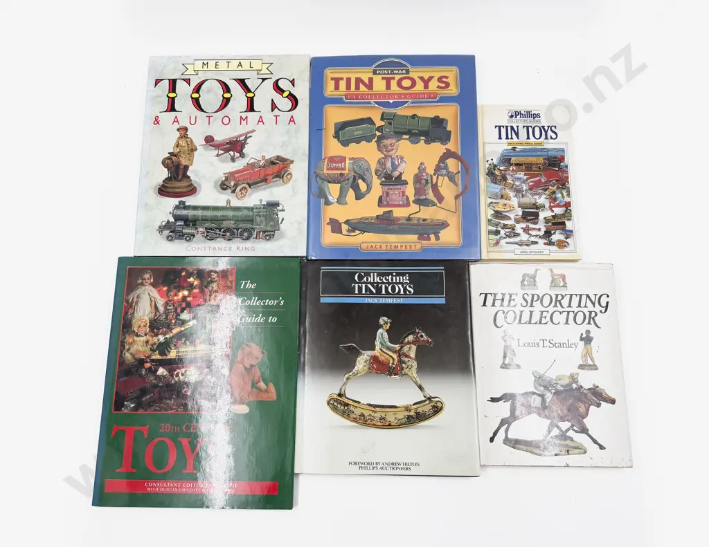 Six Volumes relating to Collecting Tin Toys Image 1++