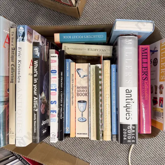 Box Lot of Assorted Books Relating To Antiques & Collecting