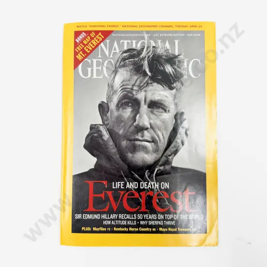 National Geographic May 2003 - Edmund Hillary