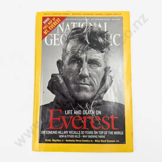 National Geographic May 2003 - Edmund Hillary