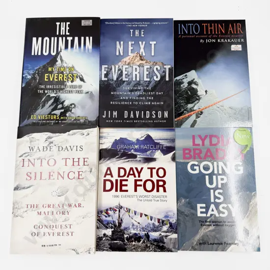 Six Assorted Volumes Relating to Everest & Mountaineering