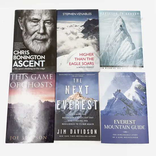 Six Assorted Volumes Relating to Everest & Mountaineering