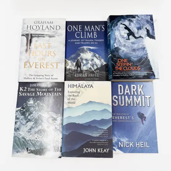 Six Assorted Volumes Relating to Everest & Mountaineering